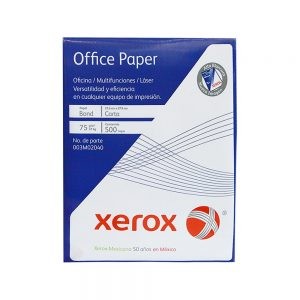 HOJA DE PAPEL TAMAÑO CARTA XEROX OFFICE PAPER 003M02040 PAQUETE CON 500 PIEZAS