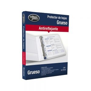 PROTECTOR DE HOJA ACCO WILSON JONES P0571 PAQUETE CON 100 PIEZAS GRUESO TAMAÑO CARTA