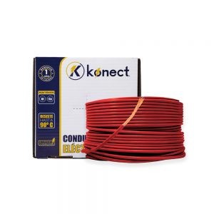 CABLE ELECTRICO CCA UNIPOLAR KONECT 8X100 METROS ROJO