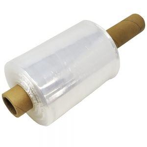 PELICULA PLASTICA STRETCH GUARDAPAQ 5” CALIBRE 70 1000? MANUAL CON MANGO DE CARTON