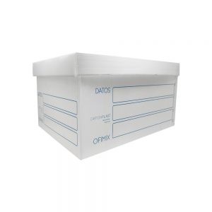CAJA DE PLASTICO ARCHIMIX PARA ARCHIVO MUERTO TAMAÑO CARTA