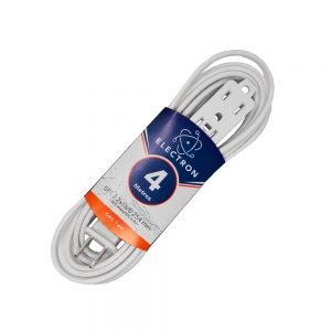 EXTENSION ELECTRICA DOMESTICA KONECT EXTD4M CALIBRE 2X16 BLANCA 4 METROS