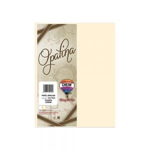HOJA DE PAPEL OPALINA DIEM PAQUETE CON 100 PIEZAS MARFIL TAMAÑO CARTA 125 GRAMOS