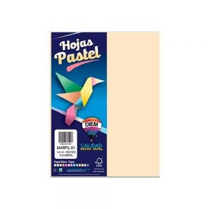 HOJA DE PAPEL DIEM PASTEL PAQUETE CON 100 PIEZAS MARFIL 01 TAMAÑO CARTA 75 GRAMOS
