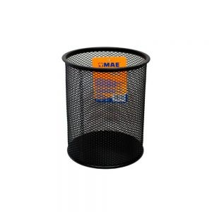 PORTA LAPICES DE MALLA MAE PLM-G NEGRO GRANDE DE 11.5 X 13.7 CENTIMETROS
