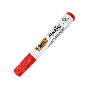 MARCADOR PARA PIZARRON BIC MARKING ROJO PUNTA CINCEL