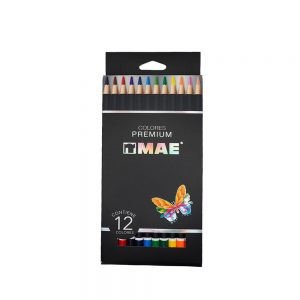 LAPICES DE COLORES MAE LARGOS PREMIUM CAJA CON 12 PIEZAS CRP-12L