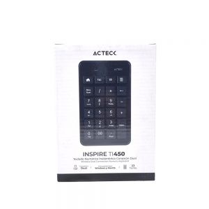 TECLADO NUMERICO MULTIPLATAFORMA ACTECK AC-934176 INALAMBRICO NEGRO 2.4 GHZ