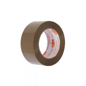 CINTA ADHESIVA PARA EMPAQUE TUK 182 HOTMEL CANELA 48 MILIMETROS X 100 METROS