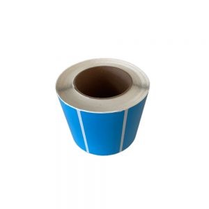 ETIQUETA TERMICA DIRECTO HOT MELT 102 X 51 MM AZUL