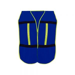 CHALECO DE SEGURIDAD MR SEGURIDAD SR1050-AZ AZUL MARINO UNITALLA DE PUNTO ABIERTO