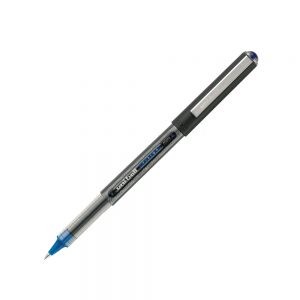 BOLÍGRAFO AZOR UNI BALL ECO ROLLER UB120AZ PUNTO ULTRAFINO COLOR AZUL 0.5 MILIMETROS