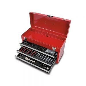 JUEGO DE DADOS Y ACCESORIOS COMBINADOS URREA JCM01 CON 178 PIEZAS EN CAJA METÁLICA