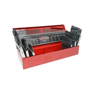 JUEGO DE BROCAS DE ACERO URREA 51115 CON 115 PIEZAS NEGRAS DE ALTA VELOCIDAD