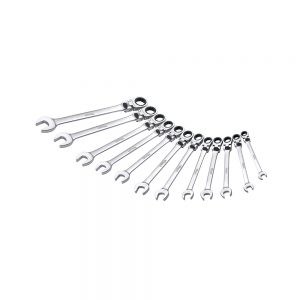 JUEGO DE LLAVES COMBINADAS FLEXIBLES URREA 12MF12M CON 12 PIEZAS METRICAS