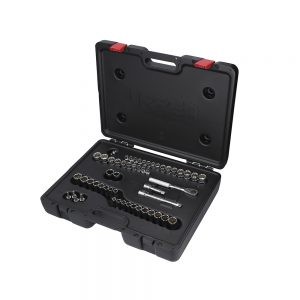 JUEGO DE DADOS Y ACCESORIOS URREA 5200PA CON 54 PIEZAS DE 3/8”