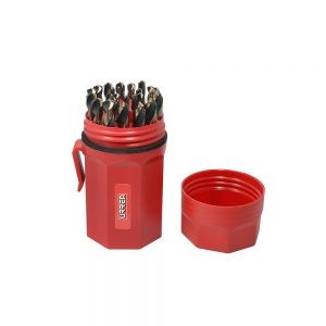 JUEGO DE BROCAS DE ACERO URREA H5129 CON 29 PIEZAS ALTA VELOCIDAD 1/16”-1/2”