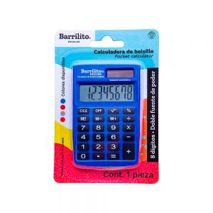 CALCULADORA DE BOLSILLO BARRILITO 8045CBB 8 DIGITOS