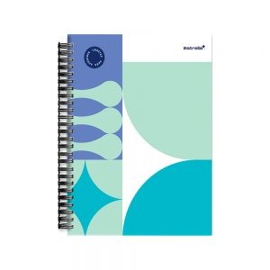 CUADERNO PROFESIONAL ESTRELLA  0520 SEMI RIGIDO DOBLE RAYA ESPIRAL 100 HOJAS