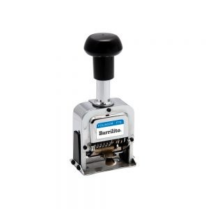 SELLO FOLIADOR 6 DIGITOS BARRILITO F70 25 X 5 MILIMETROS