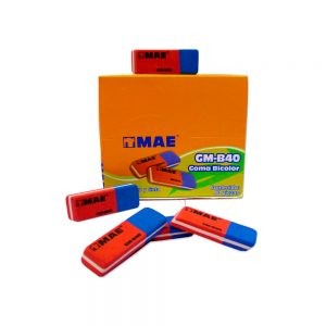 BORRADOR BICOLOR MAE GM-B40 PARA GRAFITO Y TINTA