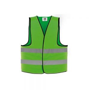 CHALECO BRIGADIER DE SEGURIDAD MR SEGURIDAD SR1014-VD VERDE TALLA MEDIANA ALTA VISIBILIDAD