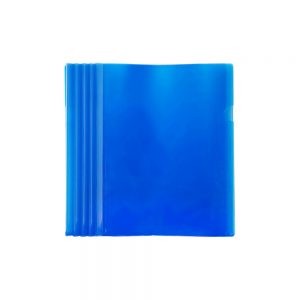 FOLDER MAE FCC-10AZ CON 10 PIEZAS AZUL TAMAÑO CARTA CON COSTILLA