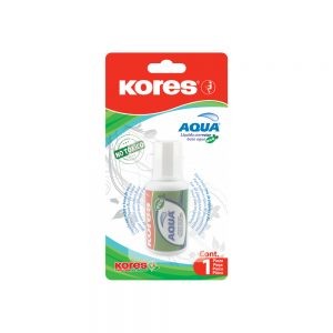 CORRECTOR LIQUIDO KORES AQUA FLUID RECIPIENTE CON 20 MILILITROS