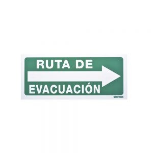 SEÑALAMIENTO RUTA DE EVACUACIÓN DERECHA SURTEK SES4 36 X 15 CENTIMETROS
