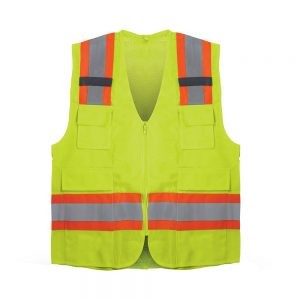 CHALECO DE SEGURIDAD MR SEGURIDAD SR1035-AM AMARILLO TALLA MEDIANA SUPER RESCATISTA